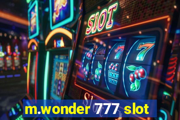 m.wonder 777 slot