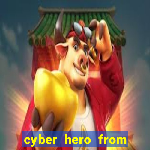 cyber hero from the metaverse