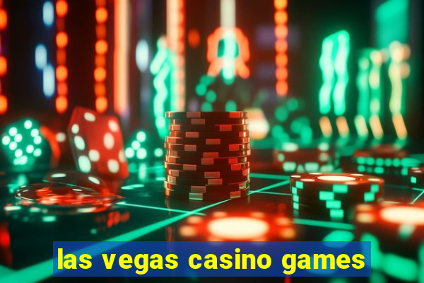 las vegas casino games