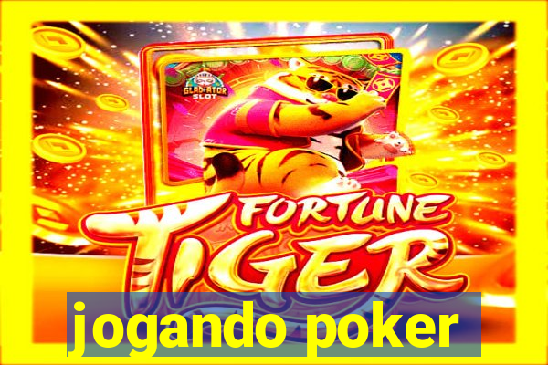 jogando poker