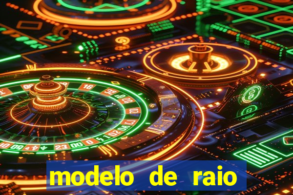 modelo de raio para imprimir