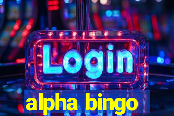 alpha bingo