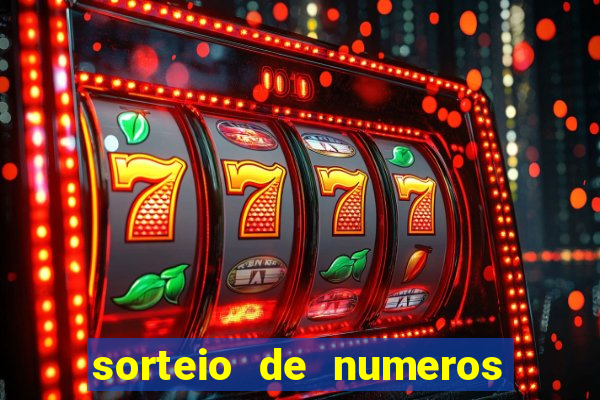 sorteio de numeros de bingo