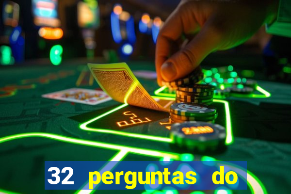 32 perguntas do livro do destino