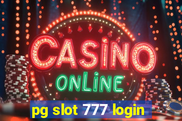 pg slot 777 login