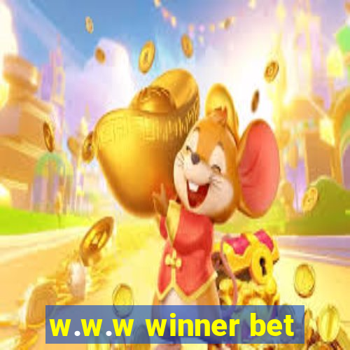 w.w.w winner bet