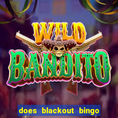 does blackout bingo really pay