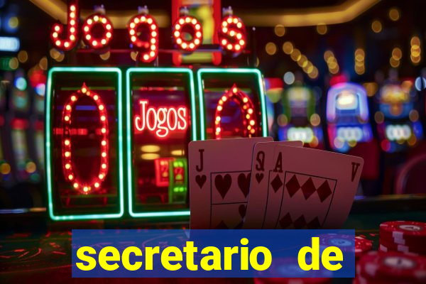 secretario de esporte salario