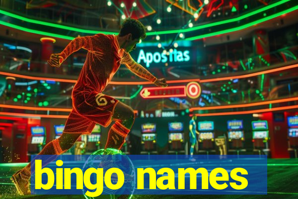 bingo names