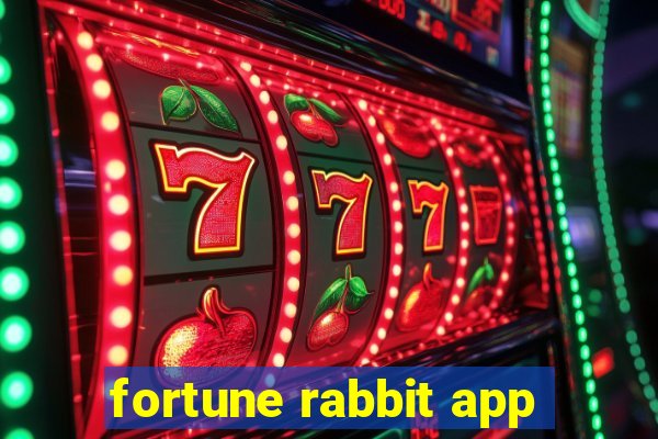 fortune rabbit app