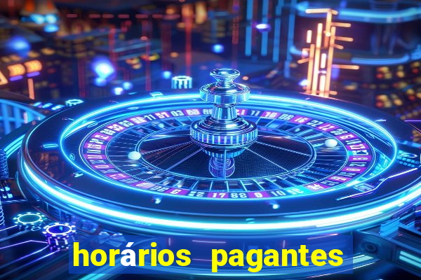 horários pagantes do fortune tiger