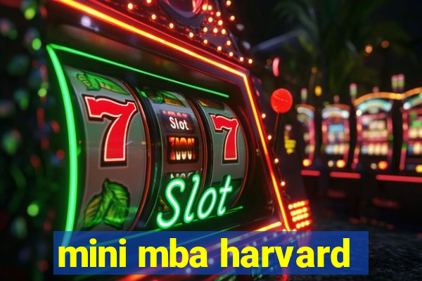 mini mba harvard