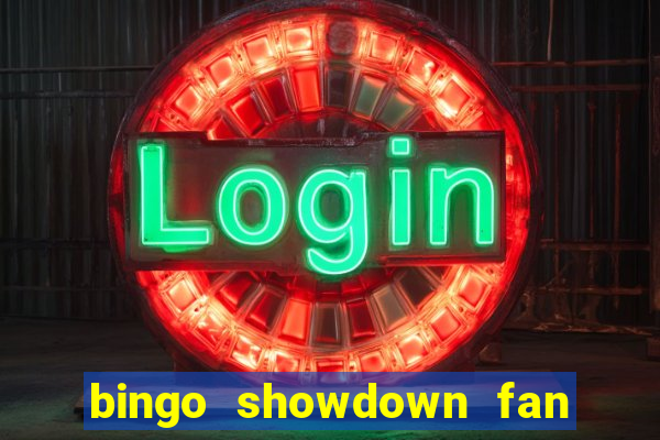 bingo showdown fan page freebies