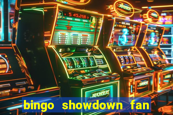 bingo showdown fan page freebies