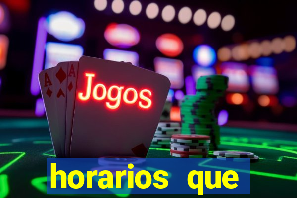 horarios que fortune tiger paga