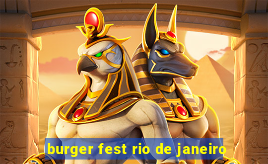 burger fest rio de janeiro