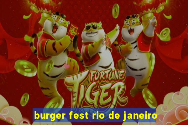 burger fest rio de janeiro