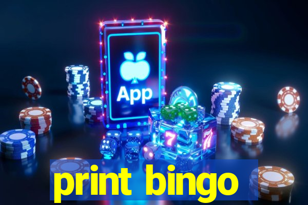 print bingo