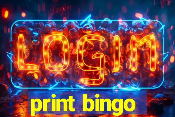 print bingo