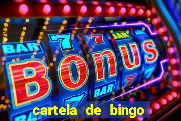 cartela de bingo cha de panela