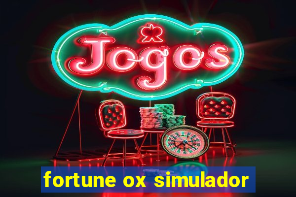 fortune ox simulador