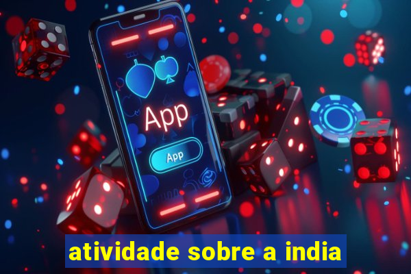 atividade sobre a india