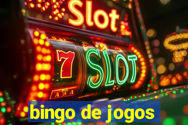 bingo de jogos