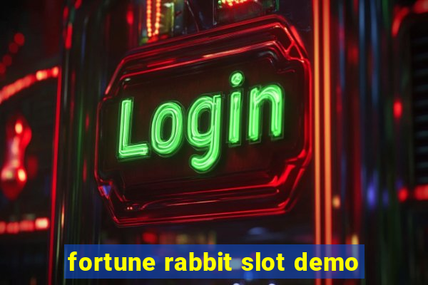 fortune rabbit slot demo