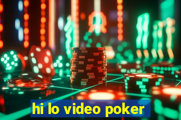 hi lo video poker