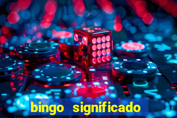 bingo significado da palavra