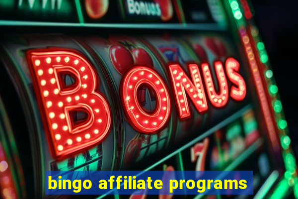 bingo affiliate programs