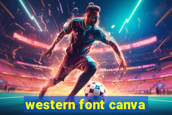 western font canva