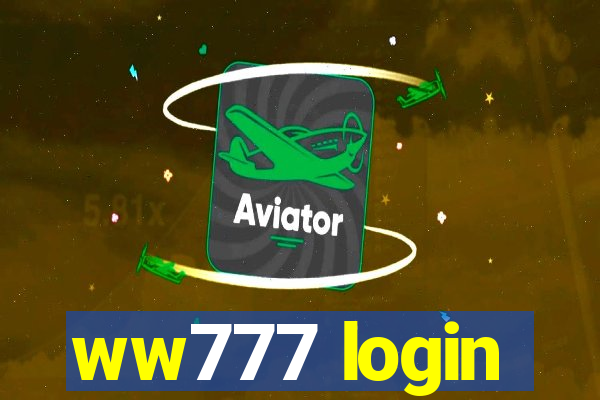 ww777 login