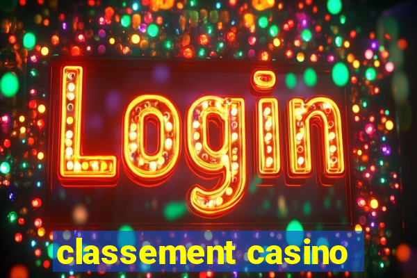 classement casino