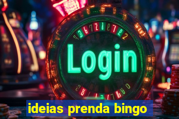 ideias prenda bingo