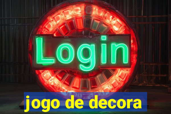 jogo de decora