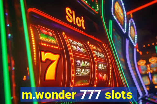 m.wonder 777 slots