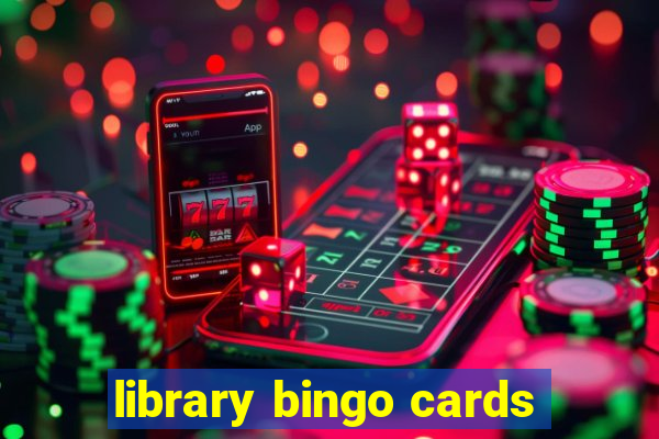 library bingo cards