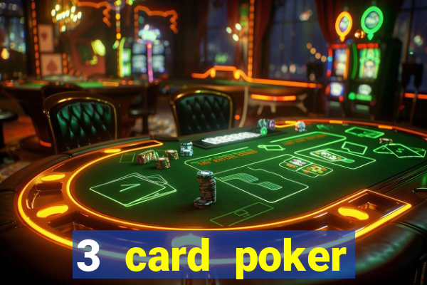 3 card poker casino rules