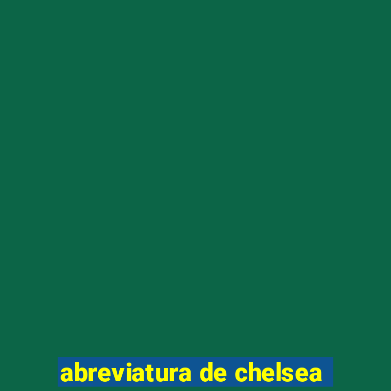 abreviatura de chelsea