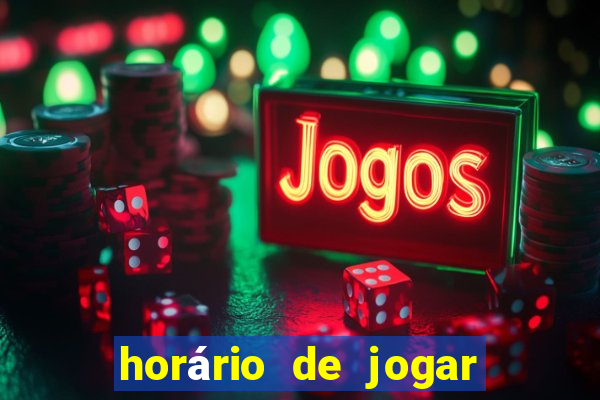 horário de jogar fortune rabbit