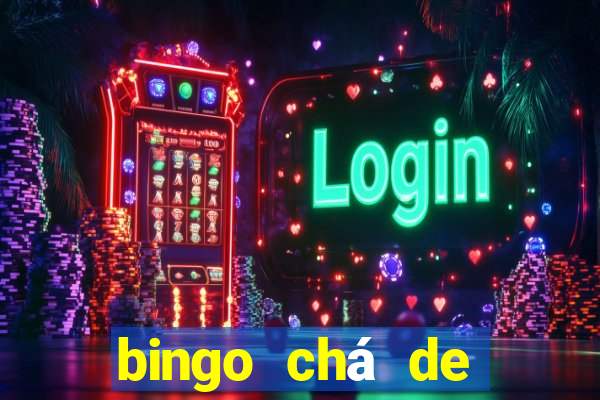 bingo chá de bebê excel