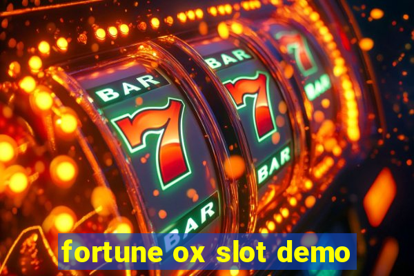 fortune ox slot demo