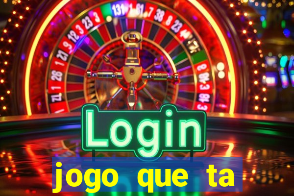 jogo que ta pagando na betano