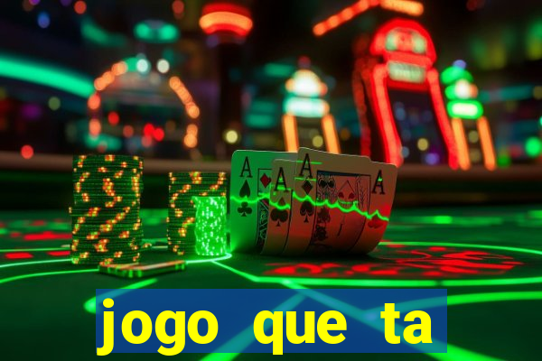 jogo que ta pagando na betano