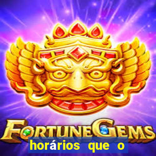 horários que o fortune dragon paga