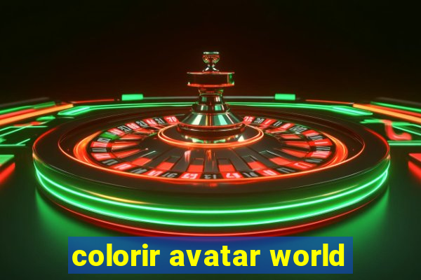 colorir avatar world