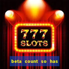 beta count so has changed pt br