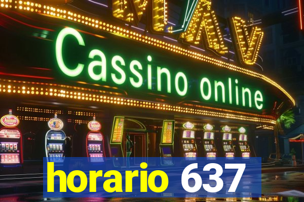 horario 637