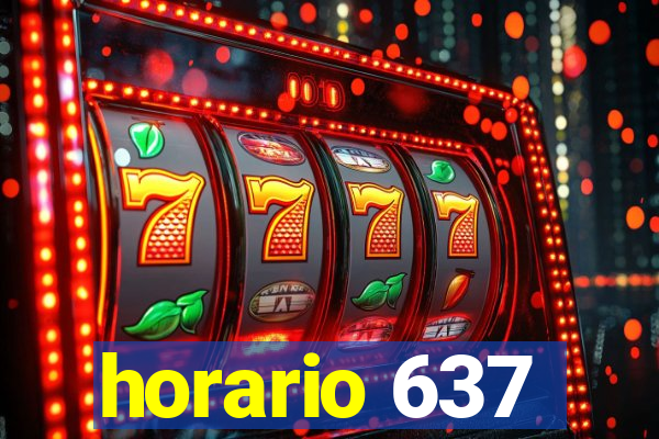 horario 637